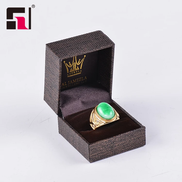 logo luxury gift jewelry box packaging paper ring box ring boxes