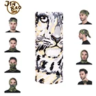 Jiabao Multifunctional Seamless Custom Polyester Animal Face Mask Bandana