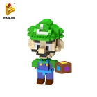 Creative ABS plastic mini cartoon building block toy for kids preschool