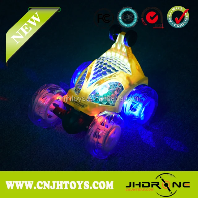 4CH LED Light 360 Degrees RC Stunt Toy Car With Music