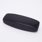 Simple business style black slim vintage eyeglasses case Eyewear Pouch