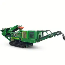 Quarry project used 500tph mobile impact crusher