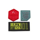 New Product 2018 Soft Embossed Silicone Patch Rubber Clothing Label
