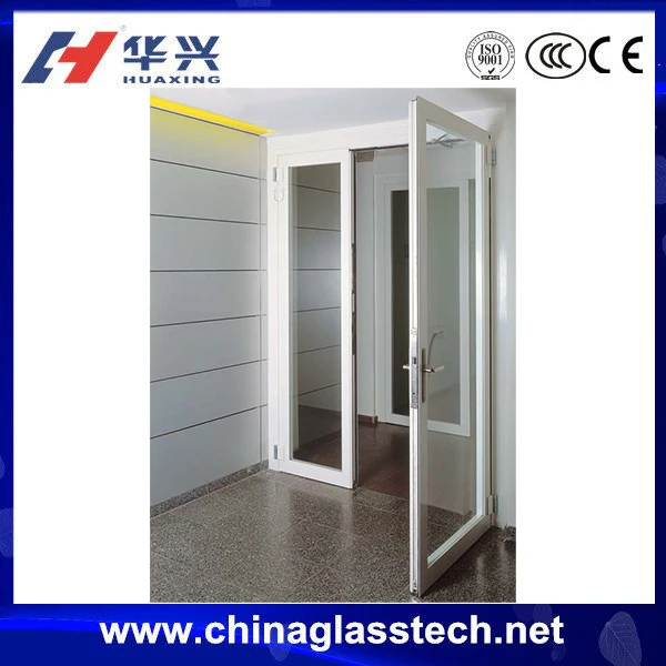 Australia standarddouble and clear glass 60/70/80/90 series thermal break &normal aluminum alloy profile swing pantry doors