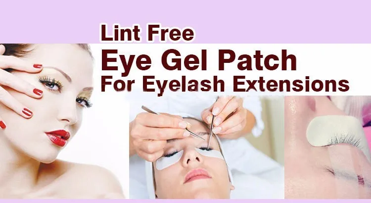 Lint Free eyelash extension eye gel patch for women (25)