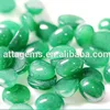 Green Oval 6x8mm Created Gems Cabochon Cut Malay Jade gemstone