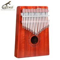 

Gecko Factory supply Wholesale 17 keys Kalimba K17MBR Sanza Thumb Piano Mbira Sanza Kalimba Musical instrument