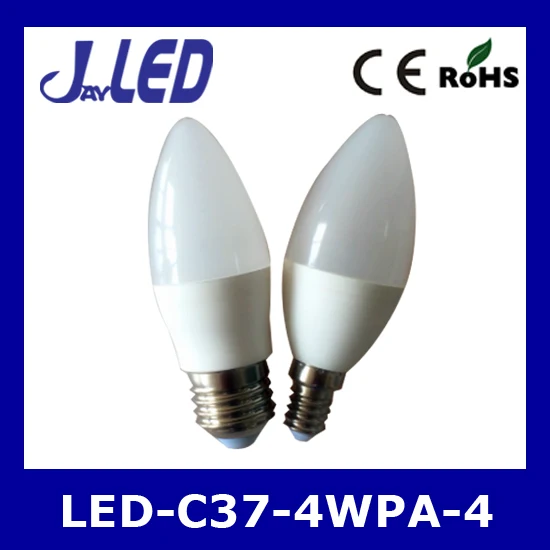 4w led candle bulb e14 light high quality with low price