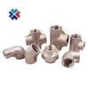 316l stainless steel pipe fittings three ways connector tee cross union street elbow pipe fitting