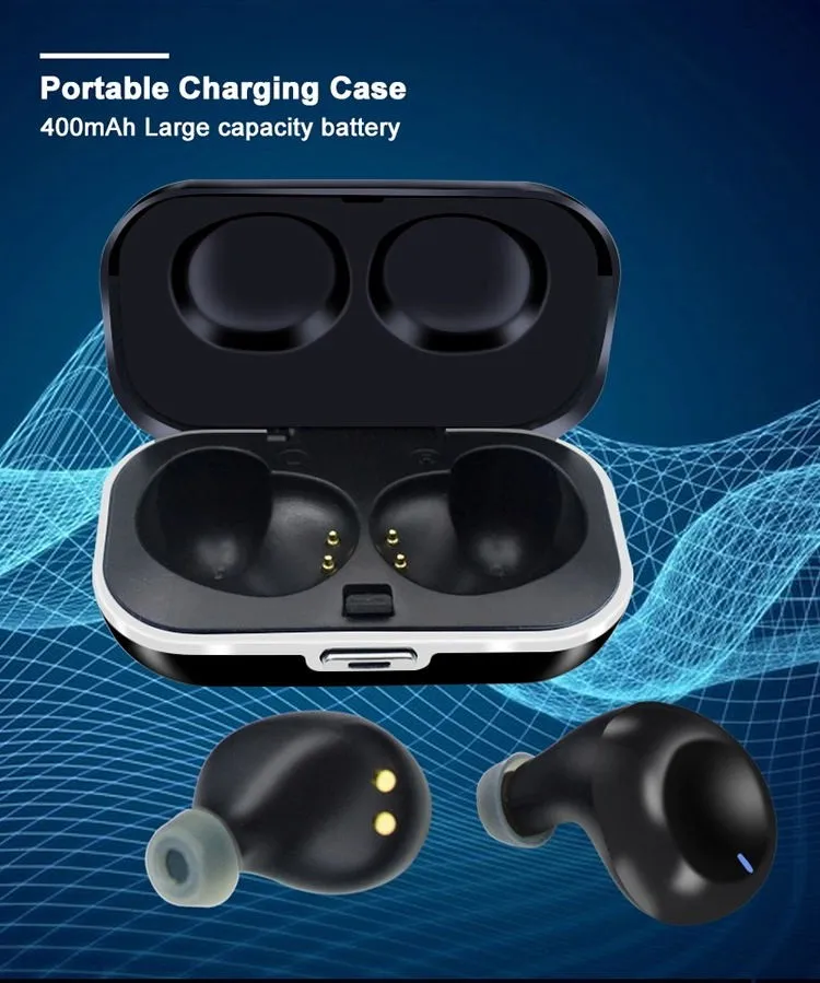 Invisible In Ear S8 Wireless Sports Headphone Waterproof Bluetooth 5.0 Tws Earbuds - ANKUX.COM