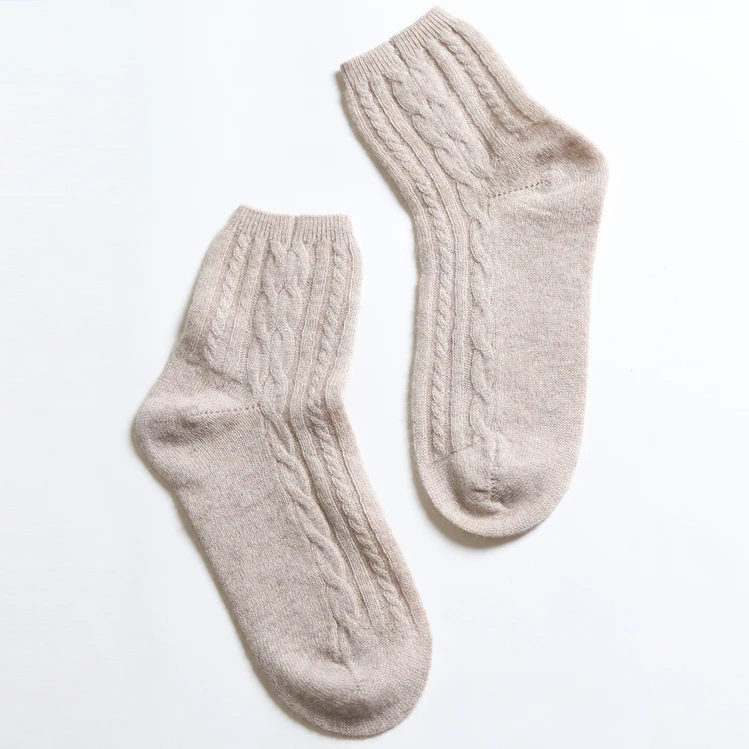 Cashmeren Men's 100% Pure Cashmere Socks, Customized