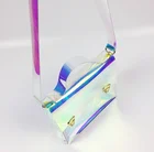 Promotional holographic cosmetic bag, factory provide make-up bag