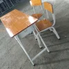 High quality classroom furniture comfortable double seat school desk and chair set school furniture
