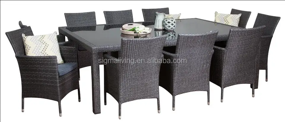 Cheap outdoor garden patio pool dining table set furniture sets