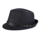 Wholesale mens straw hats Factory Custom paper fedora Hat