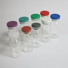 Hot 10ML Clear Injection Vial 10CC Medicine Glass Bottle With Different Color Flip Off Cap For Steroid 2250