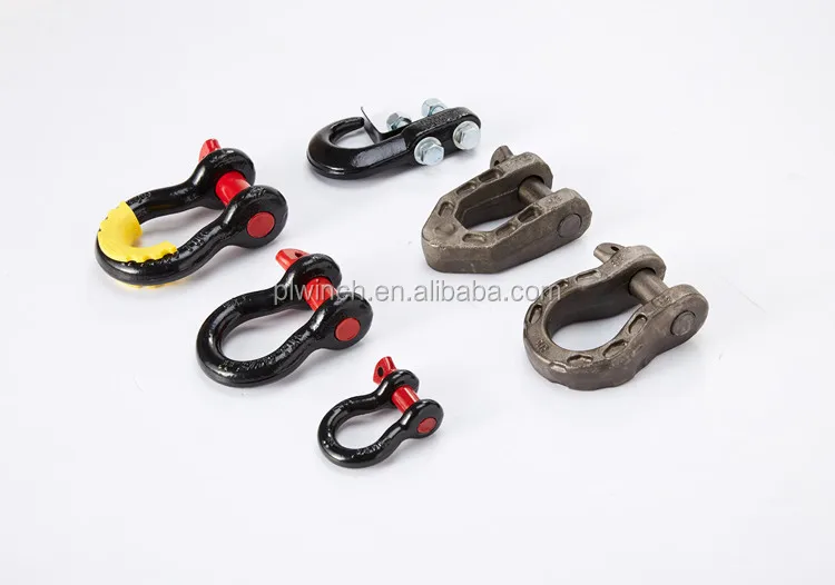 bow shackle 6.5T tough steel forged cast bow shackle great pulling capacity and 4x4 accessories off-road