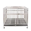 Alibaba China factory price heavy duty large stainless steel dog cage