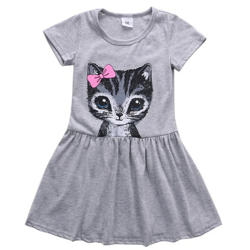 Pretty Girls Kids Summer Cotton Short Sleeve Cat Print Cute Party Dress Age
Pretty Girls Kids Summer Cotton Short Sleeve Cat Print Cute Party Dress Age