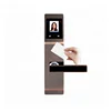 High quality Facial Recognition door lock home security smart face recognition biometric fingerprint door lock with camera
