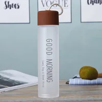 no minimum custom logo water bottle Frosted Glass/plastic bottle water with handle
no minimum custom logo water bottle Frosted Glass/plastic bottle water with handle