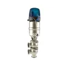 Quality guranted Hygienic pneumatic diversing stop seat valve change over valve with control top