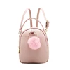 Newest Mini Backpack Plush Ball Accessories Shoulders Bag Carry On For Women