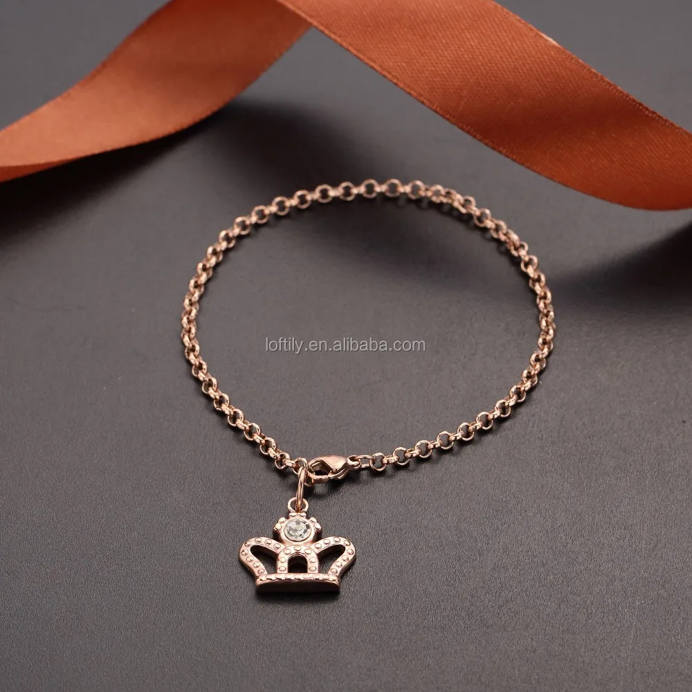 loftily jewelry stainless steel bracelet rose gold silver tree