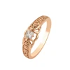 16102 Xuping fashion wholesale rose gold women wedding ring