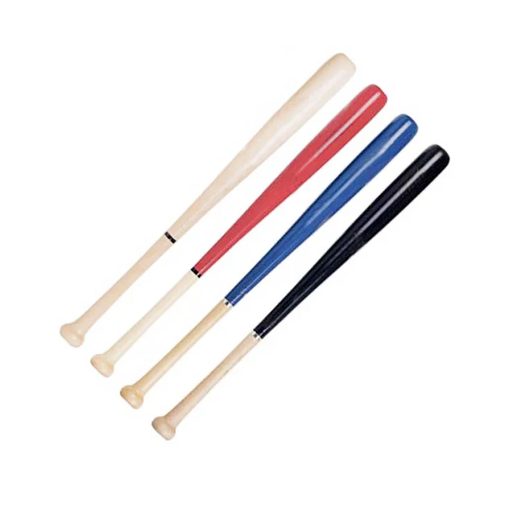 Bulk Wholesale High Quality Wooden Baseball Bats Strike Stick