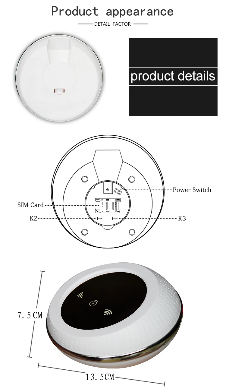 WIFI Camera Manual Wireless Digital Home Security Alarm System - ANKUX.COM