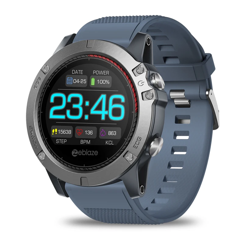 2019 New Zeblaze VIBE3 ECG Smartwatch 1.22 inch Heart Rate Monitor ECG Smart Watch, Black;blue;red
2019 New Zeblaze VIBE3 ECG Smartwatch 1.22 inch Heart Rate Monitor ECG Smart Watch, Black;blue;red