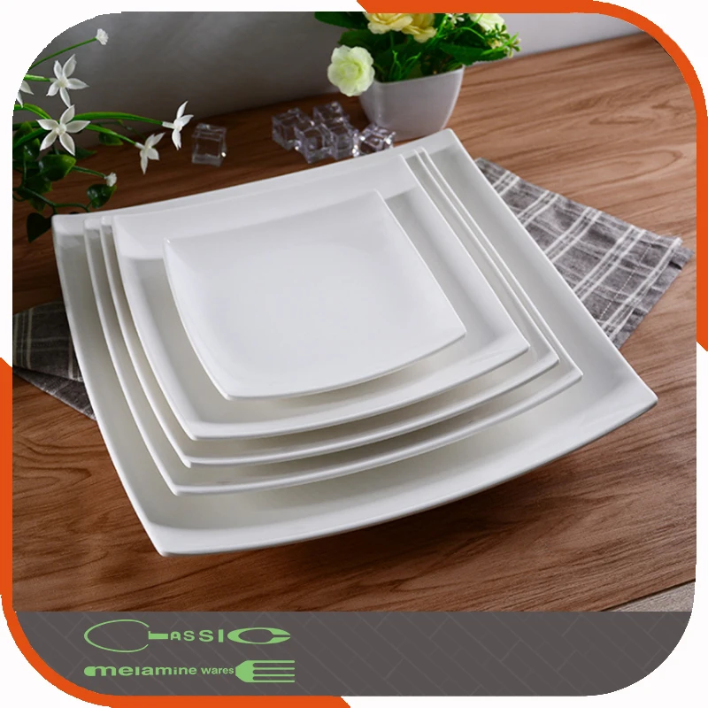 Hotel And Restaurant Different Size White Square Wholesale Restaurant