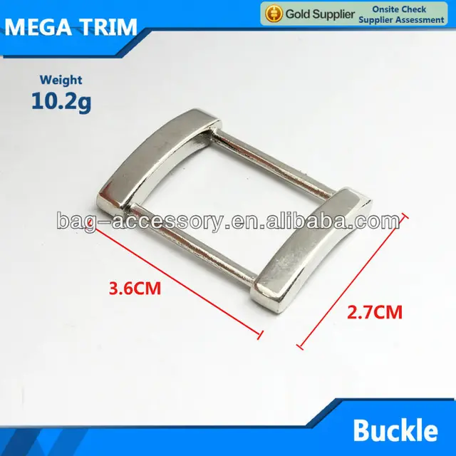 free sample wholesale square nickel color bag buckle metal bag accessories buckle