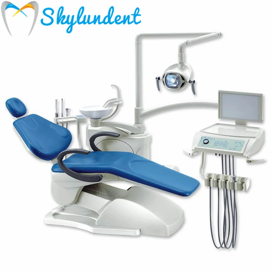 Dental equipment Effective Cost and Reliable Dental Chair with Dentist's stool