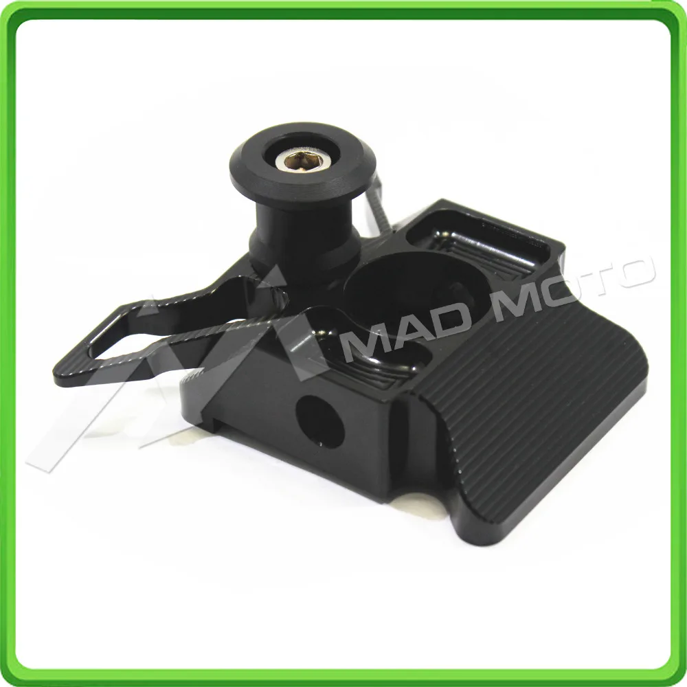 CNC rear chain adjusters with stand hook For Honda Grom MSX125 MSX 125SF 2013 2014 2015 2016 Black (6)