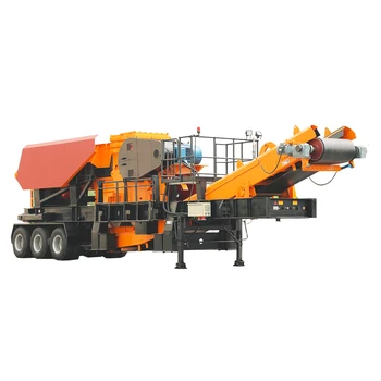 Concrete Mobile Jaw and impact Crusher