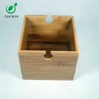 Factory wholesales Tissue Box Cover Wooden Desktop Decorative Napkin Holder for Office Car Home