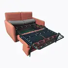 Sleeper Sofa Bed European Foldable Sofa Cum Bed Folding Fabric and Metal Mechanism