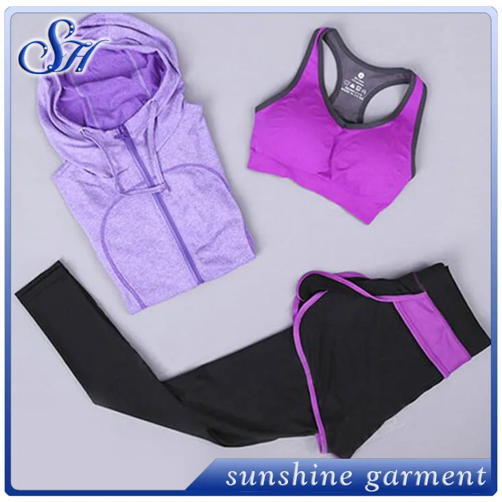 2016 New Women Yoga Sport Suit Bra Set 3 Piece Female Short-sleeved Summer Sportswear Gym Running Workout Clothes, Grey black
2016 New Women Yoga Sport Suit Bra Set 3 Piece Female Short-sleeved Summer Sportswear Gym Running Workout Clothes, Grey black