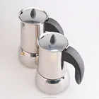 OEM factory 4/6/10 Cups Stainless stain coffee pot /electric moka maker