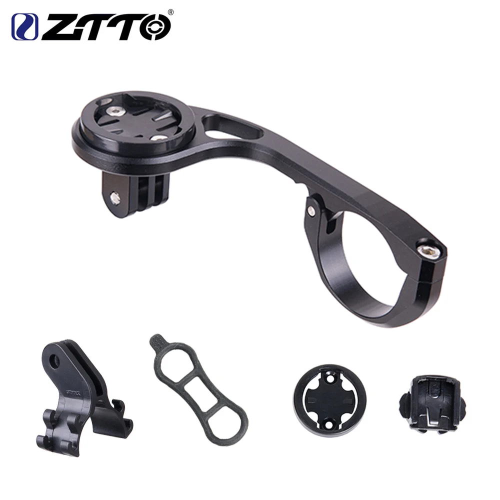 ZTTO Bike Bicycle Computer Mount 31.8 25.4mm Aluminum Alloy Handlebar Compatible with Garmin Edge Cat Eye Bryton GoPro Camera