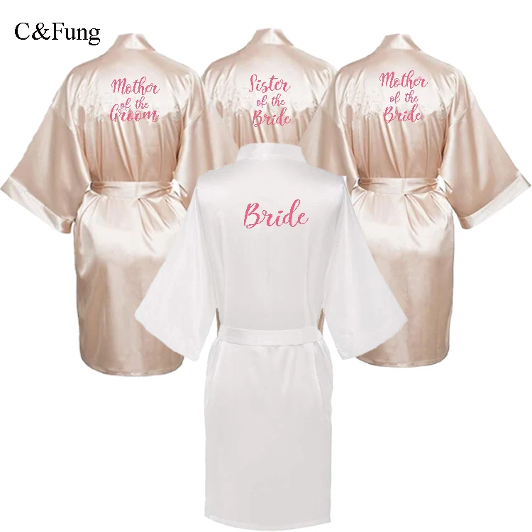 C&Fung sexy champagne robe bride kimono satin robe women Bathrobe wedding robe 
C&Fung sexy champagne robe bride kimono satin robe women Bathrobe wedding robe