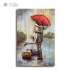 Fashion Hot hotel decoration couple oil painting home goods wall art painting wholesale dafen acrylic painting