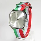 2018 latest mens watch relojes custom nylon cloth strap interchange Japan Movement japan battery Customs logo