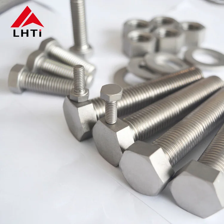 Top quality titanium fasteners din933 hex bolts and nuts M5 M6 M8 M10