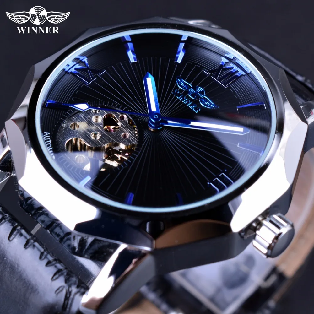 Winner Watch 2019 Skeleton Mechanical Genuine Leather Brand Mens Luxury Gold Automatic Watches Men Wrist Relogio Masculino, 2-color
Winner Watch 2019 Skeleton Mechanical Genuine Leather Brand Mens Luxury Gold Automatic Watches Men Wrist Relogio Masculino, 2-color