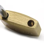 Factory wholesale fine polishing big small thin type best safty cheap price brass padlock