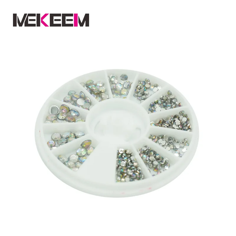 Factory Direct Hot Sale Rhinestone Nail Art, White