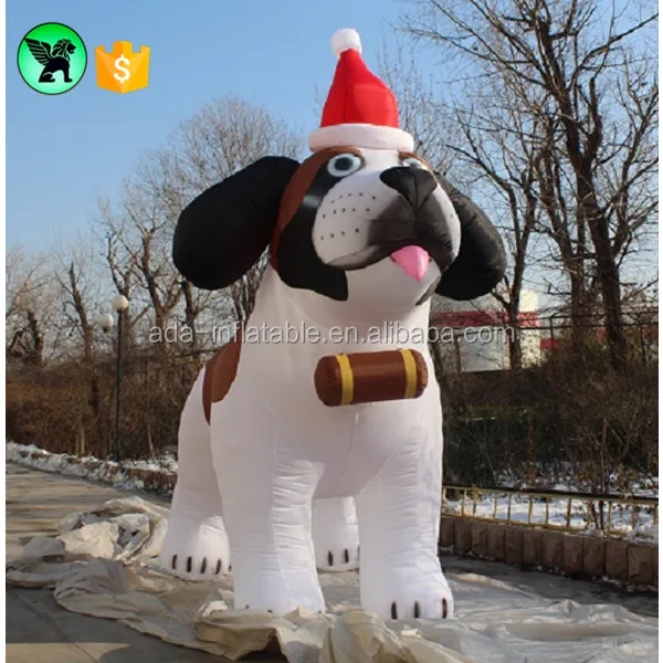 Giant Inflatable Dog Cartoon Event Animal Party Model For Christmas A389